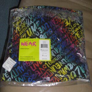 Zumba Fitness Multicolor Graphic Scarf